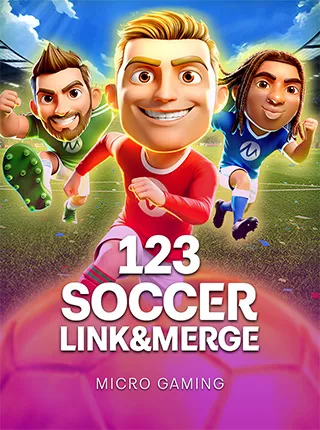 สล็อต Microgaming 123 Soccer Link & Merge เว็บตรง 123PLAY