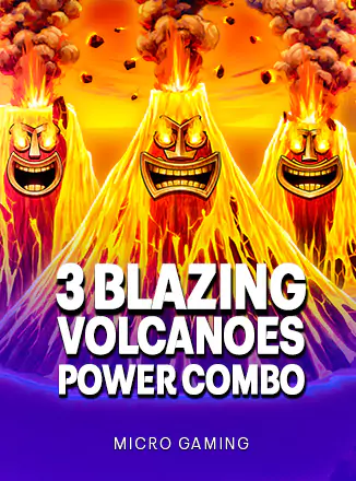 สล็อต Microgaming 3 Blazing Volcanoes Power Combo เว็บตรง 123PLAY