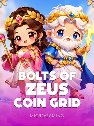 สล็อต Microgaming Bolts of Zeus Coin Grid เว็บตรง 123PLAY