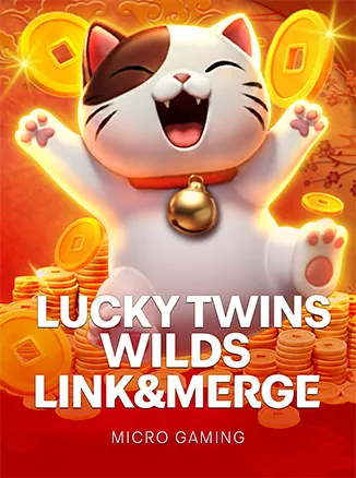 สล็อต Microgaming Lucky Twins Wilds Link & Merge เว็บตรง 123PLAY